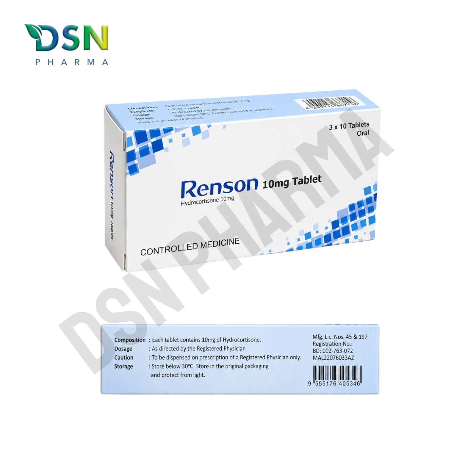 RENSON 10MG TAB 3X10s
